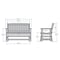 Highwood Usa 4ft Lehigh Gliding Bench Outdoor Furniture for Patio, Backyard, Garden AD-GLBENLH2-EUC - alternate 3